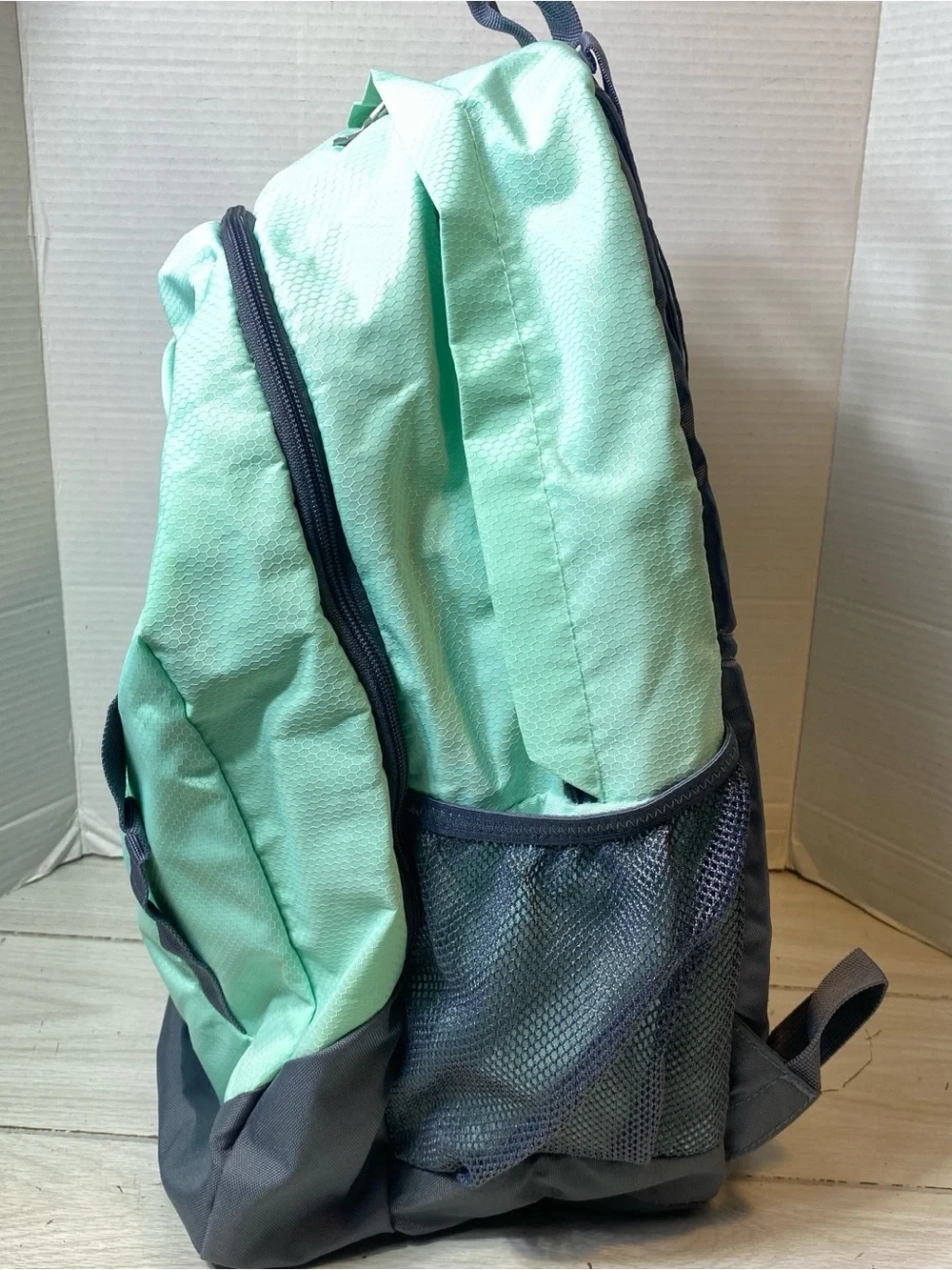 adidas loadspring Backpack Mint Green Gray School Travel Laptop Book Bag